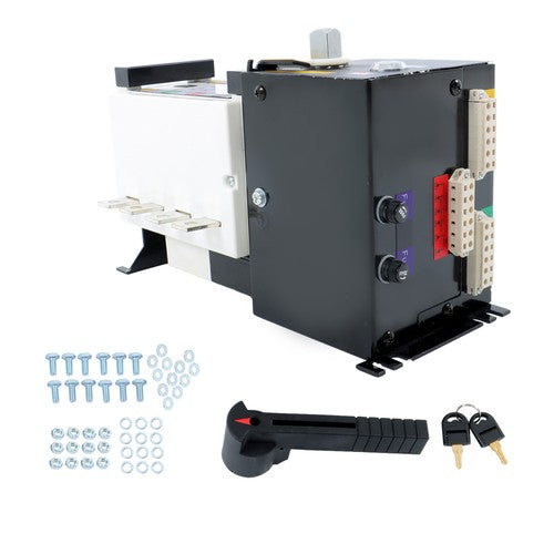 Solid Spare 1Pack ATS Automatic Transfer Switch 160A 4 Poles Grid to AC Generator 110V 220V