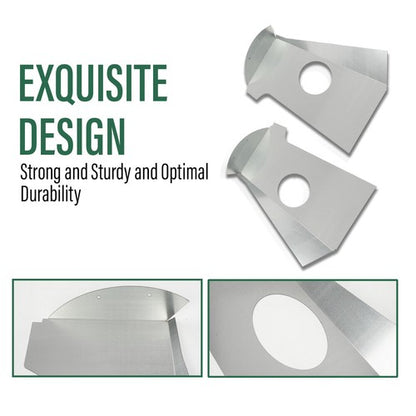 Solid Spare Fit For 1955-1959 Chevy/GMC Big Window Cab Corner 6x9 Speaker Brackets Pair