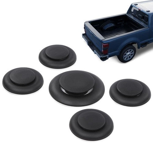 Solid Spare Fit For 11-23 Super Duty Ford 5th Wheel Hitch Puck Cover Plug Trim Ring Kit New
