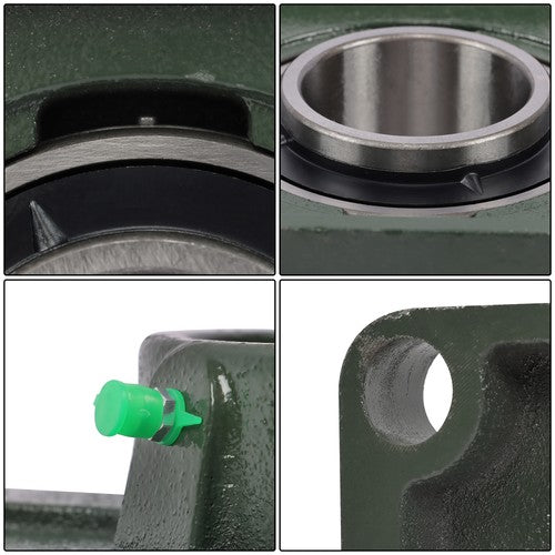 Solid Spare 6 Pcs Self-Aligning UCF212-39 Pillow Block Bearing Solid Base 2-7/16" Bore