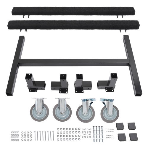 Solid Spare 23"x17" 1400lbs Capacity Watercraft Dolly Boat Jet Ski Stand Storage Cart