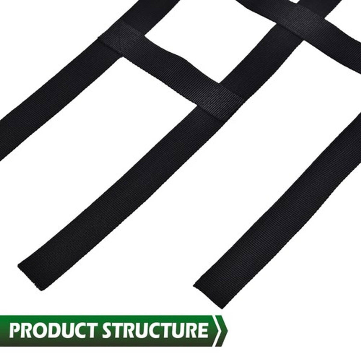 Solid Spare Nerf Bar Nets Replacement Webbing Fit For Tusk Alba Honda Yamaha Suzuki Kawasaki