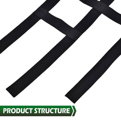 Solid Spare Nerf Bar Nets Replacement Webbing Fit For Tusk Alba Honda Yamaha Suzuki Kawasaki