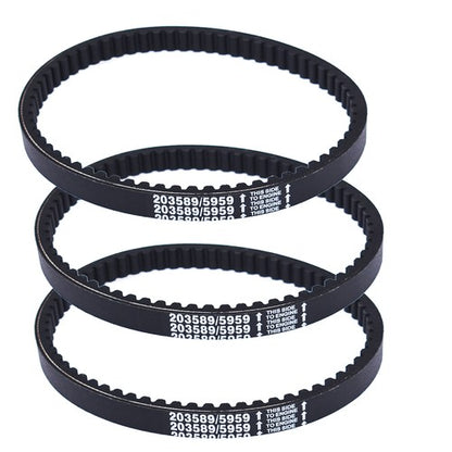 Solid Spare 3X 203589/5959 Go Kart Drive Belt 30 Series Fit For Manco 5959 Comet 203589 Usa