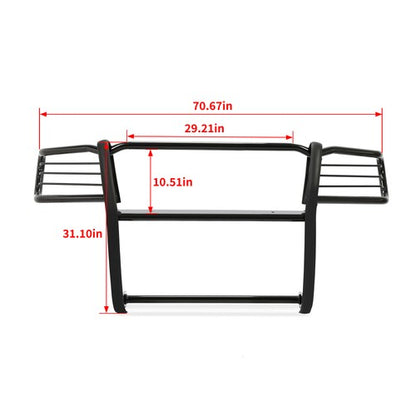 Solid Spare For Toyota Tacoma 2005-2015 Brush Grille Guard Reinforcement Steel Powder Coated