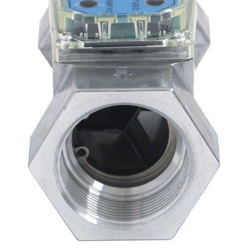 Solid Spare 1.5inch 10.5-74 GPM Digital Turbine Flow Meter For Liquid Flow Meter