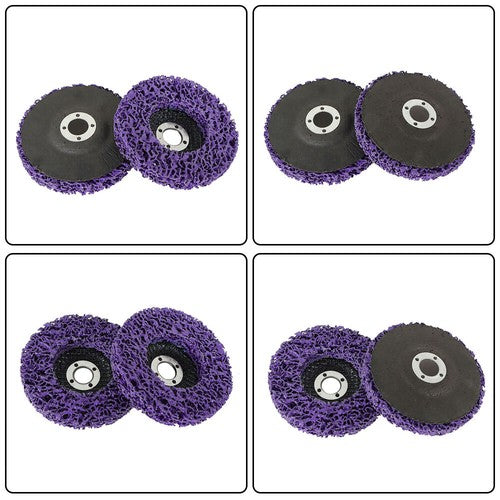 Solid Spare 10 PackS 4"x5/8 Strip Discs Rust Remover Wheel Paint Removal Disc Angle Grinder