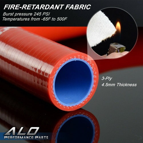 Solid Spare Red Fit For 2 11/16" 68mm 45 Degree Elbow Silicone Hose Turbo Intake Intercooler