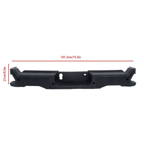 Solid Spare For Ford F250 F350 2023-2024 Rear Step Bumper Assembly Painted With Sensor Holes