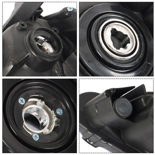 Solid Spare Fog Lights Switch Kits Headlights Set For 2010-2011 Toyota Camry Clear Projector