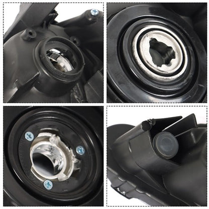 Solid Spare Fog Lights Switch Kits Headlights Set For 2010-2011 Toyota Camry Clear Projector
