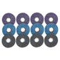 Solid Spare Diamond Grinding Discs 4 pieces each in blue, purple 12 Packs of 4-1/2' x 7/8'