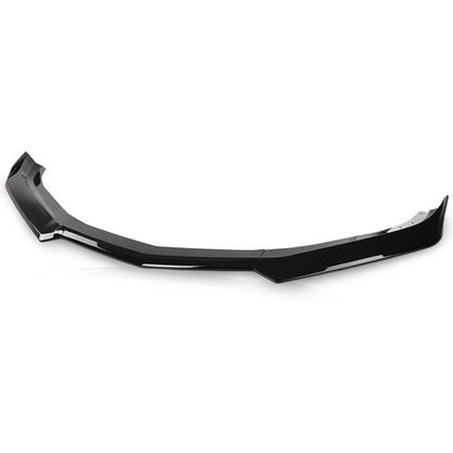 Solid Spare Fit For 16-2021 Chevrolet Camaro 1LE Style Front Bumper Lip Splitter Gloss Black