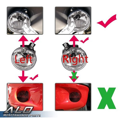 Solid Spare Fit For 2001-2004 Dodge Dakota 2001-2003 Durango Clear Pair Fog Light Lamp