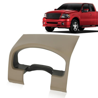 Solid Spare Fit For 04-08 Ford F-150 Instrument Cluster Speedometer Dash Bezel Trim Beige