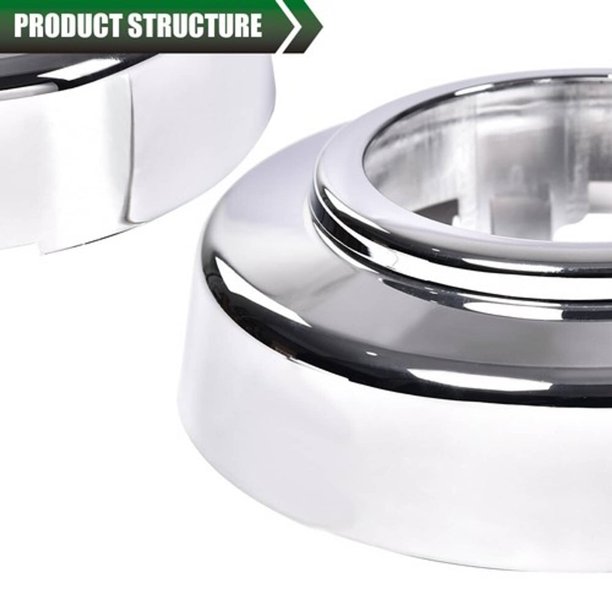 Solid Spare Fit For 94-97 Ford F250 F350 Super Duty Truck Front 4x4 Wheel Center Caps Set