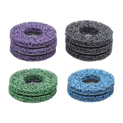 Solid Spare 3*black,2*green ,3*purple and 2*blue 10-Pack 4-1/2' x 7/8' Diamond Discs