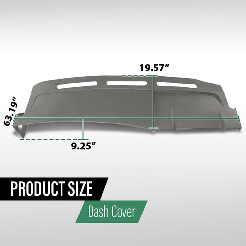 Solid Spare Dash Board Cover Cap Overlay Gray Fit For 2003-2006 Cadillac Escalade ESV EXT