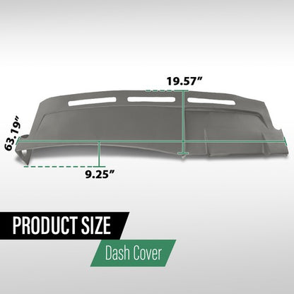 Solid Spare Dash Board Cover Cap Overlay Gray Fit For 2003-2006 Cadillac Escalade ESV EXT