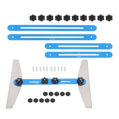 Solid Spare Stair Tread Gauge Template Tool Stair Shelf Jig Measuring Scribe Tool 8-60 Inch