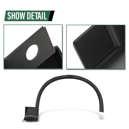 Solid Spare Front Fender Flare Trim Molding Left & Right Side Fit For 2011-2018 BMW X3 X4