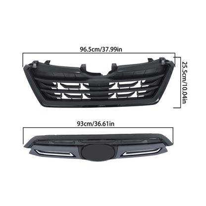 Solid Spare 91121SJ410 Front Upper Grille Composition Plastic For Subaru Forester 2022-2024