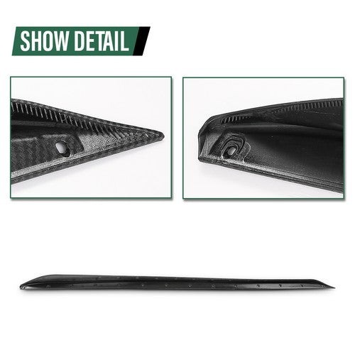 Solid Spare Fit For 2019-2023 BMW 3 Series G20 330i M Sport Side Skirts Body Kit Carbon Look