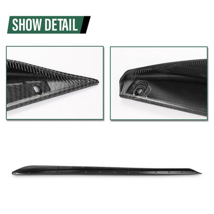 Solid Spare Fit For 2019-2023 BMW 3 Series G20 330i M Sport Side Skirts Body Kit Carbon Look