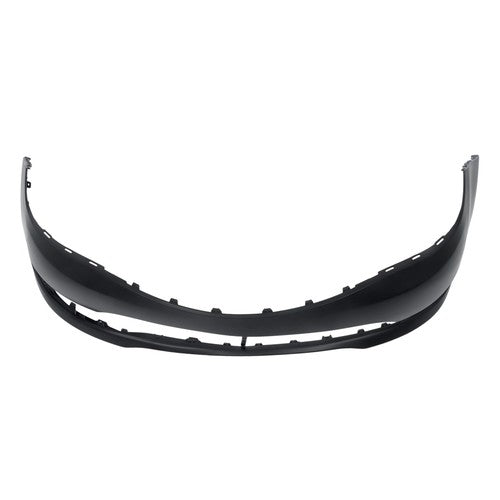 Solid Spare Front Bumper Cover Plastic Black Without Sensor Holes For Chrysler 200 2015-2018