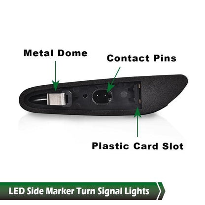 Solid Spare LED Side Marker Light Sequential Turn Signal Fit For BMW X1 X3 325i 328i 335i