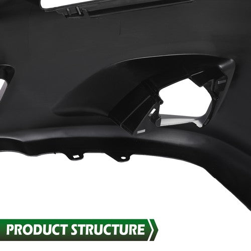 Solid Spare Fit For 2009-2010 Toyota Corolla Sedan Front Bumper Cover Assembly TO1000343
