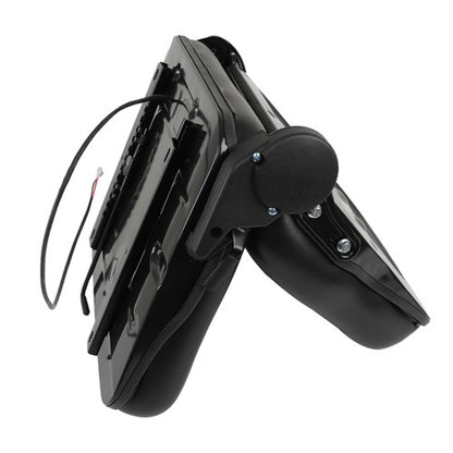 Solid Spare Universal Fold Down Forklift Seat with Adjustable Angle Back,Micro Switch Black