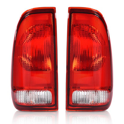 Solid Spare Tail Lights Fit For 97-03 Ford F150 99-07 F250 F350 F450 Super Duty Brake Lamps