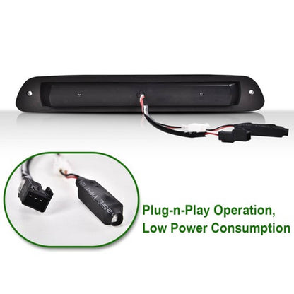 Solid Spare Fit For 04-12 Chevy Colorado/GMC Canyon LED 3rd Brake Light Cargo Lamp Black