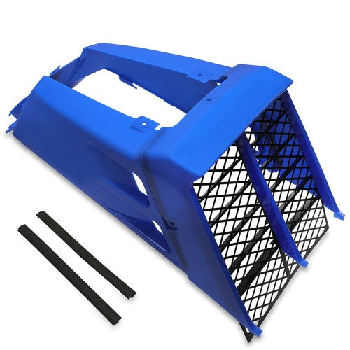 Solid Spare NEW For Yamaha Banshee 350 plastic gas tank side covers + grill 1987-2006 BLUE