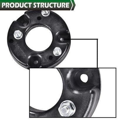 Solid Spare Fit For 09-20 Ford F150 2" Leveling Lift Kit+N3 Shock Suspension Lift Kit