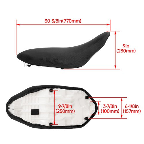 Solid Spare Black Complete Seat Assembly for Yamaha Raptor 700/700R 2015-2021 16 17 18 19 20