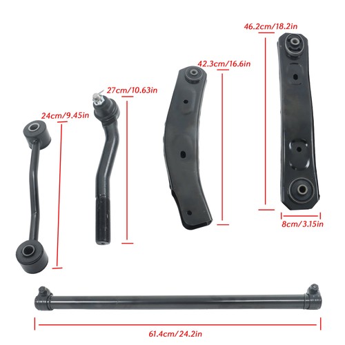 Solid Spare For Jeep Grand Cherokee 1999-2004 15x Outer Tie Rod Ends Control Arms Ball Joint