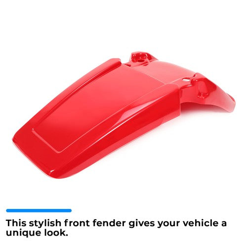 Solid Spare For Honda ATC250R 1983-1984 Front Fender Mud Guard Flaps Plastic Red