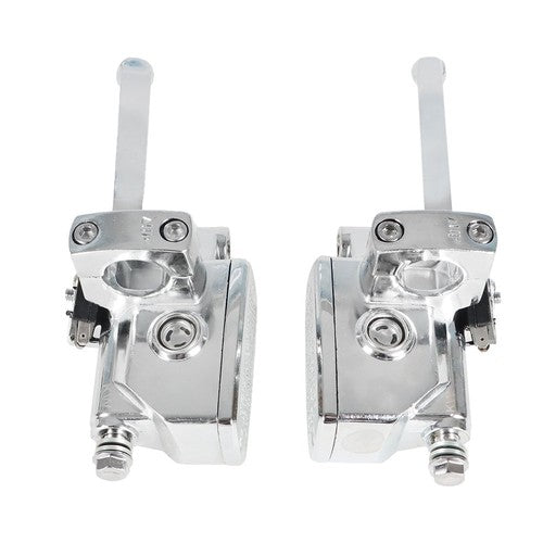 Solid Spare 1" 25mm Motorcycle Handlebar Hydraulic Brake & Clutch Master Cylinder Left&Right