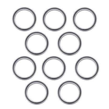 Solid Spare 10Pcs 6809-2RS Deep Groove Ball Bearings 45mm Inner Dia 58mm OD 7mm Bore Sealed