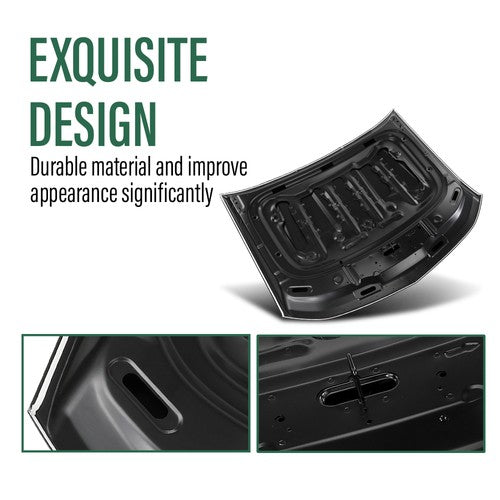 Solid Spare Aluminum Hood Panel Fit For 2023 2024 Chevrolet Colorado Z71