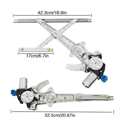 Solid Spare Window Regulator For Nissan Altima 2.5L 3.5L 2013-2018 Rear Passenger Side 2Pins