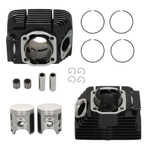 Solid Spare Cylinder Rebuild Kit Pistons Rings Pins For Yamaha Rd350 1973-1975 New