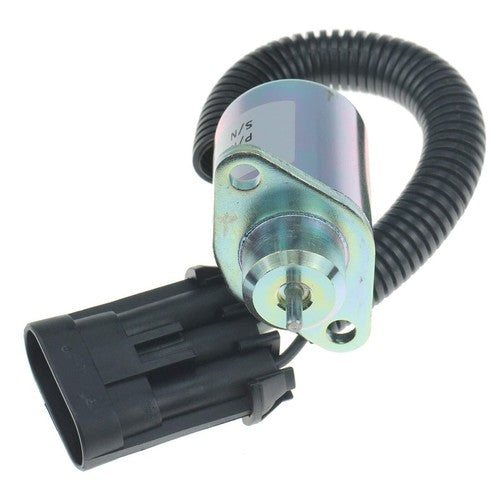 Solid Spare Shutoff Solenoid Valve 6670602 12V for Bobcat 463 553 S70 S100 3Pin