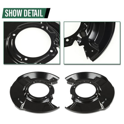 Solid Spare Fit For 1995-2004 Toyota 4Runner Tacoma Front Brake Dust Shields Left+Right