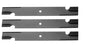 Solid Spare (3) Pack Hi Lift Mower Blades for Hustler 793794