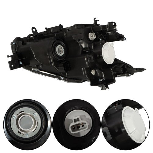Solid Spare Headlamp Left / Driver Side HID Headlight Assembly For Nissan Maxima 2009-2014