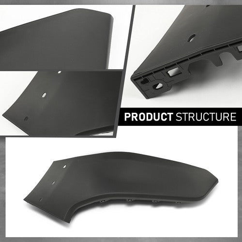 Solid Spare Fit For 2019-2022 Dodge Ram 1500 Front Bumper Filler Panel Left & Right Side