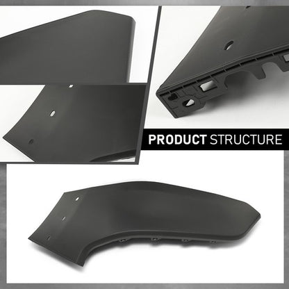 Solid Spare Fit For 2019-2022 Dodge Ram 1500 Front Bumper Filler Panel Left & Right Side